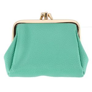 Julia Buxton Women's Premium Faux Leather Triple Frame Coin Purse Wallet
